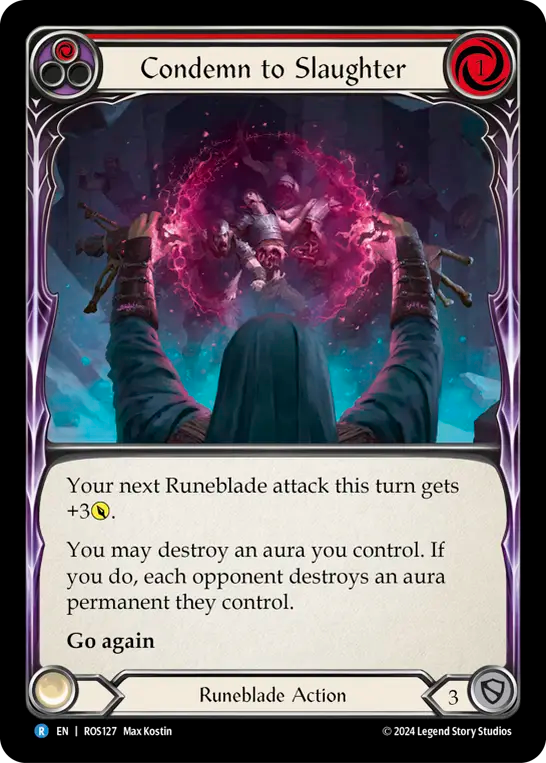 Condemn to Slaughter (Red) - Non-Foil