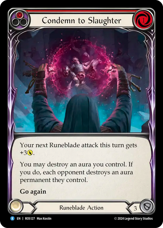 Condemn to Slaughter (Red) - Foil