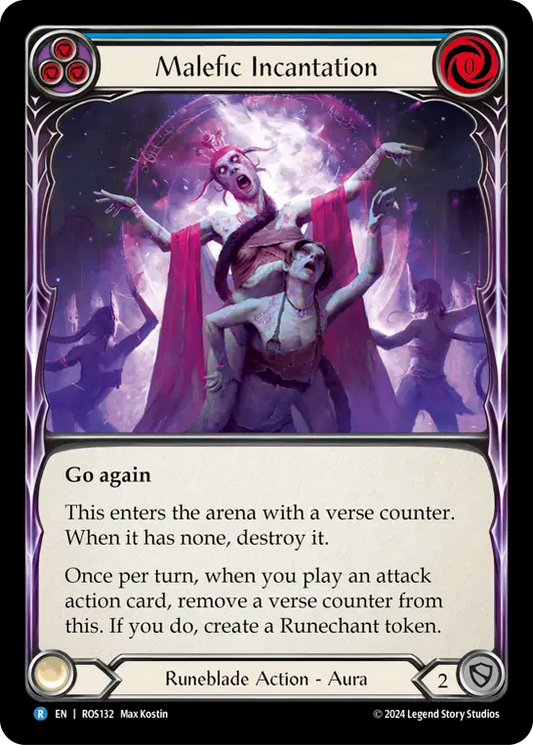 Malefic Incantation (Blue) - Non-Foil