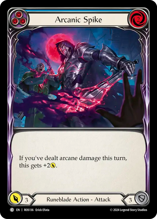 Arcanic Spike (Blue) - Non-Foil