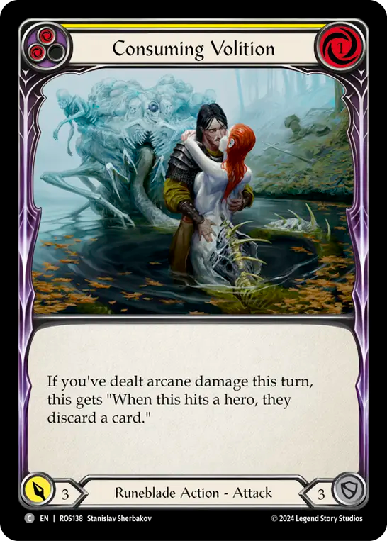 Consuming Volition (Yellow) - Non-Foil