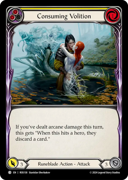 Consuming Volition (Yellow) - Non-Foil