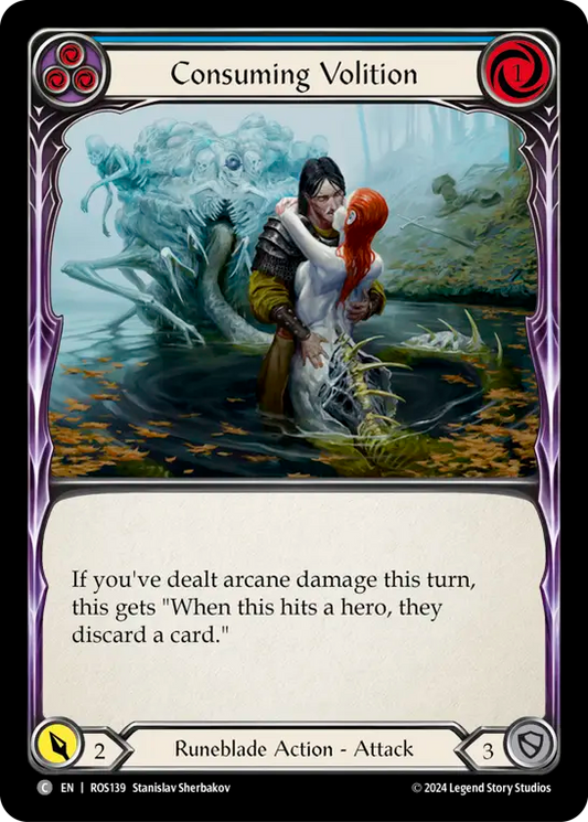 Consuming Volition (Blue) - Non-Foil