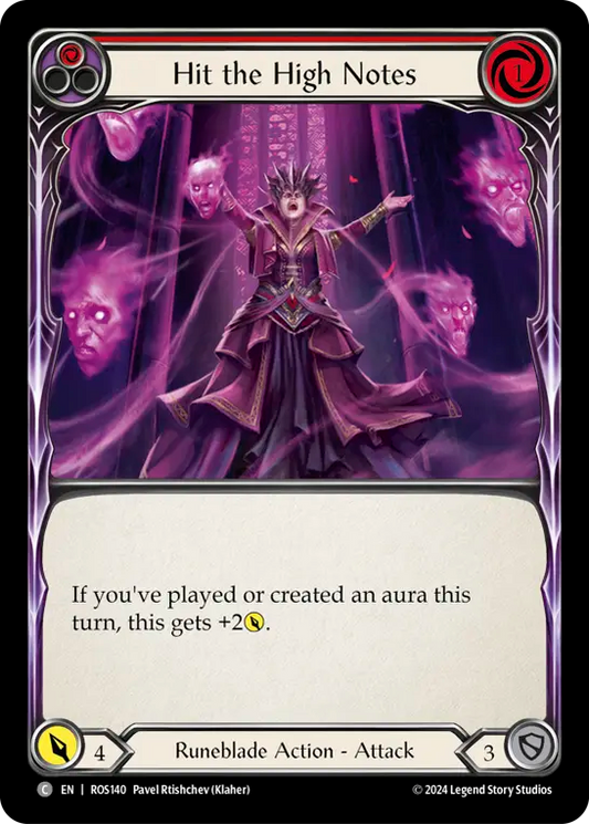 Hit the High Notes (Red) - Foil