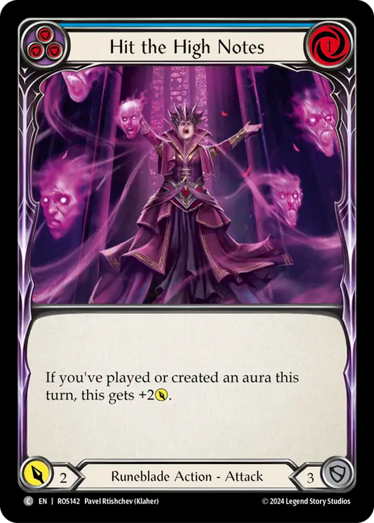 Hit the High Notes (Blue) - Foil