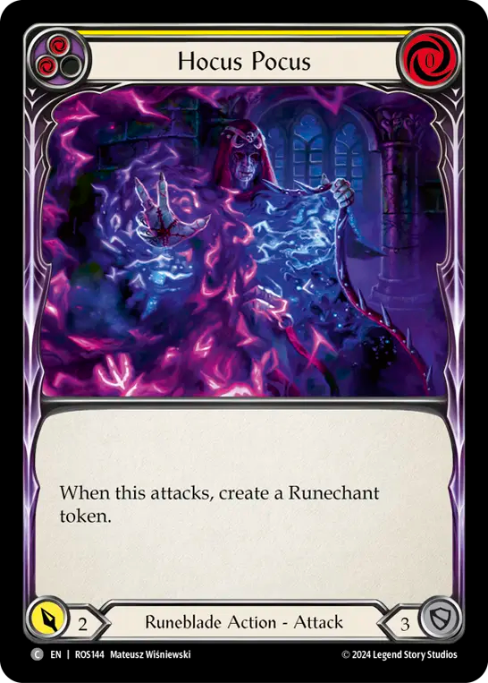 Hocus Pocus (Yellow) - Non-Foil
