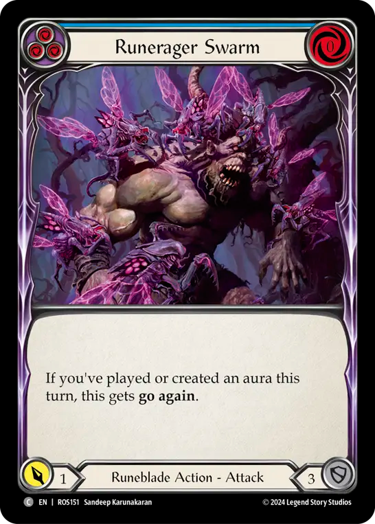 Runerager Swarm (Blue) - Non-Foil