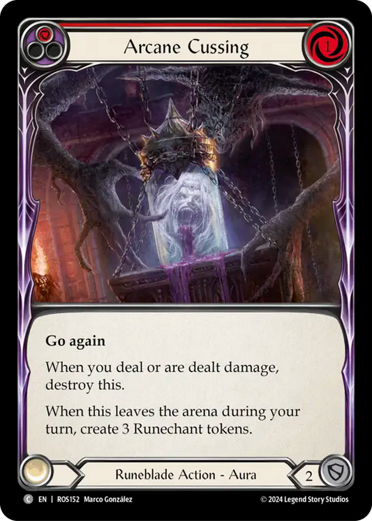 Arcane Cussing (Red) - Foil