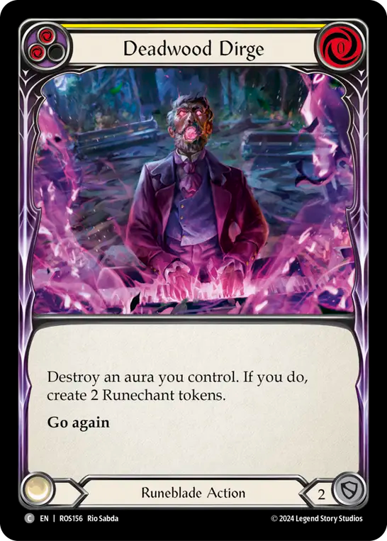 Deadwood Dirge (Yellow) - Non-Foil