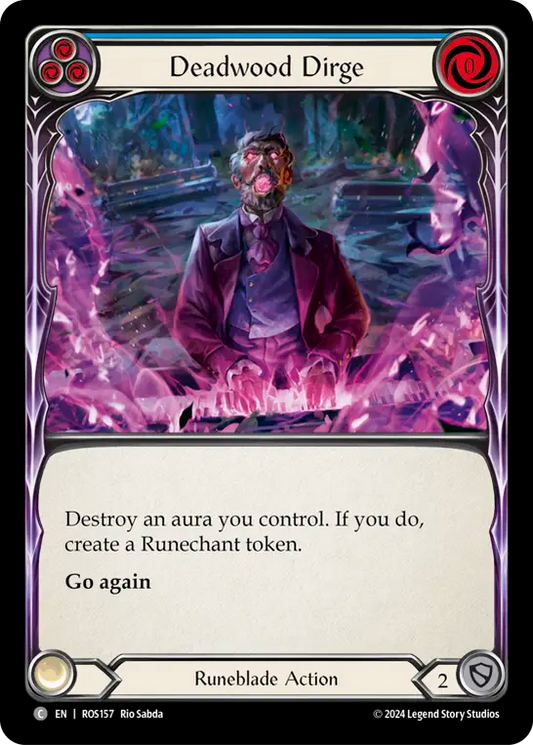 Deadwood Dirge (Blue) - Foil