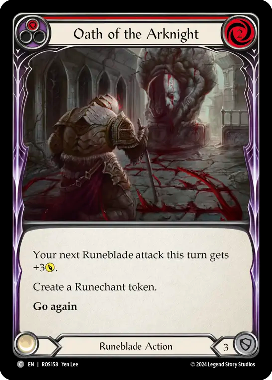 Oath of the Arknight (Red) - Foil