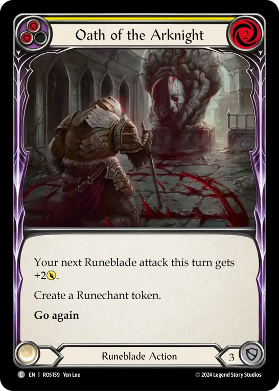 Oath of the Arknight (Yellow) - Foil