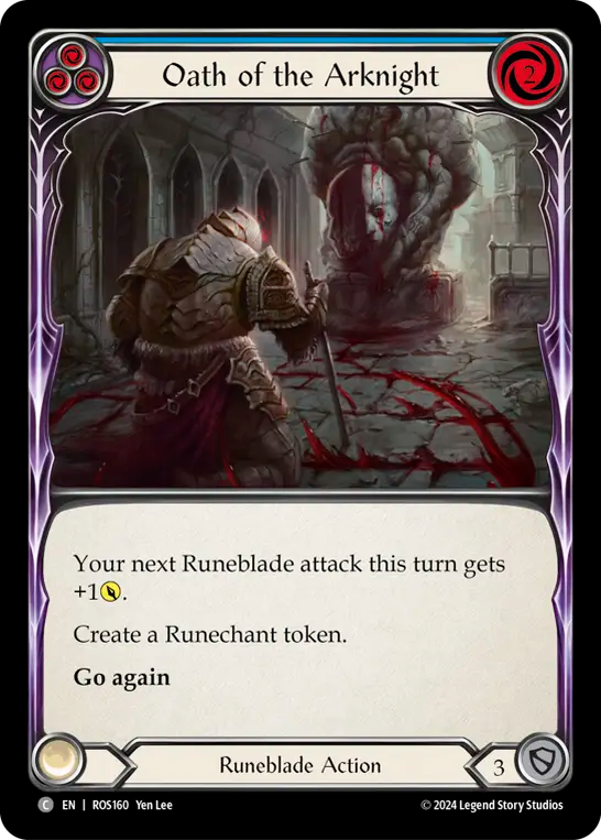 Oath of the Arknight (Blue) - Foil