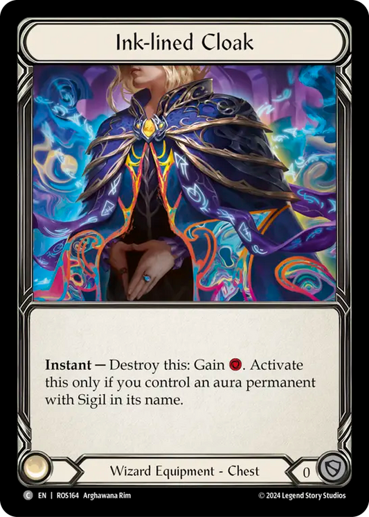 Ink-lined Cloak - Cold-Foil