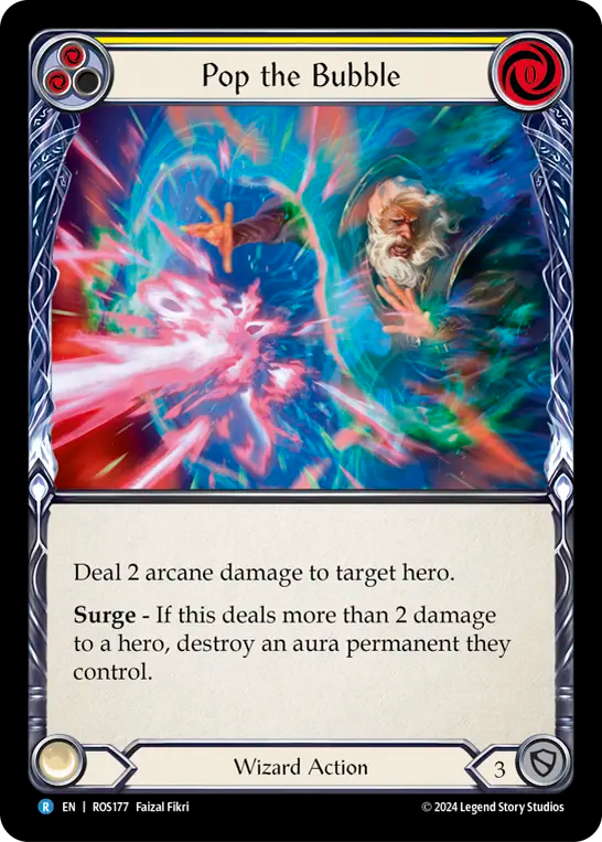 Pop the Bubble (Yellow) - Non-Foil