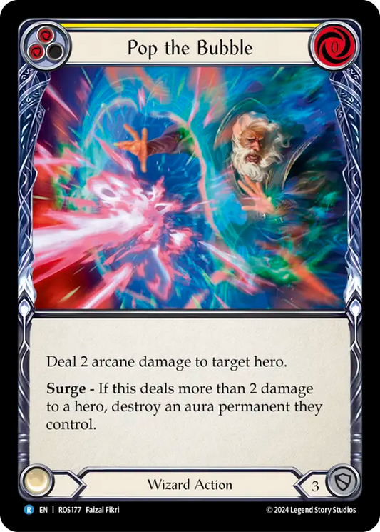 Pop the Bubble (Yellow) - Foil
