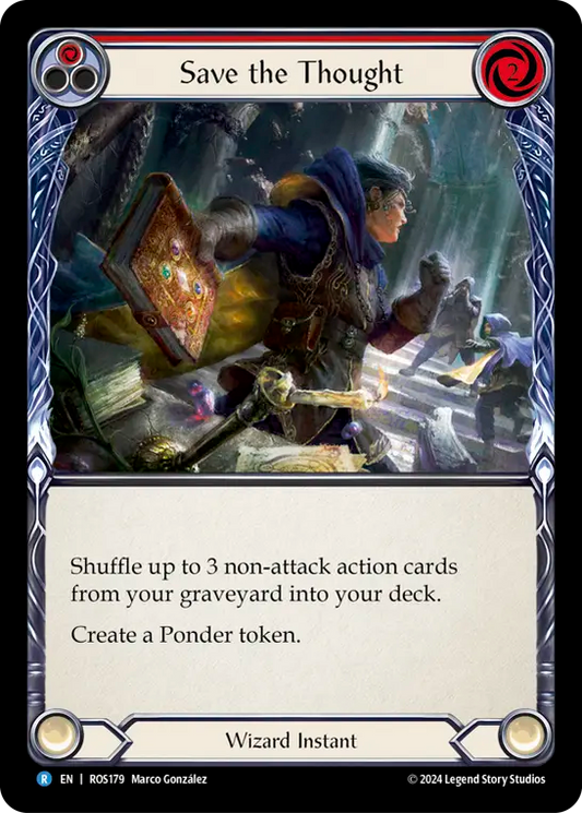 Save the Thought (Red) - Foil