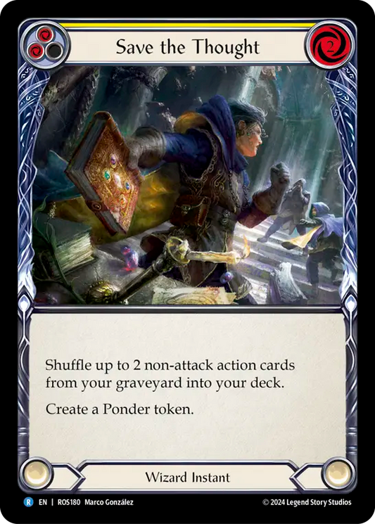 Save the Thought (Yellow) - Foil