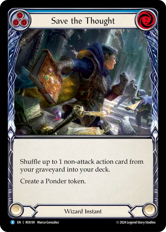 Save the Thought (Blue) - Foil