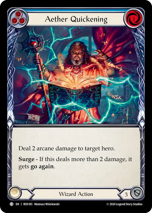 Aether Quickening (Blue) - Foil
