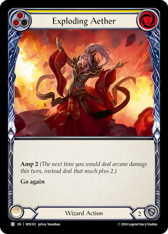 Exploding Aether (Yellow) - Non-Foil