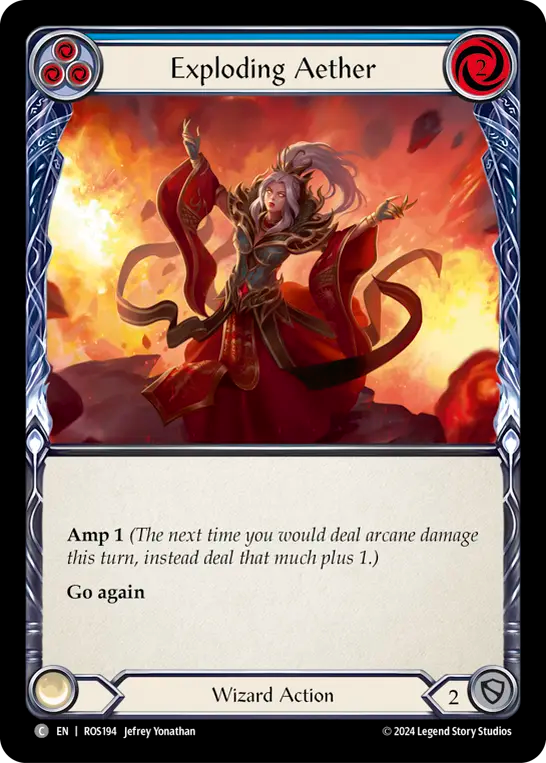 Exploding Aether (Blue) - Foil