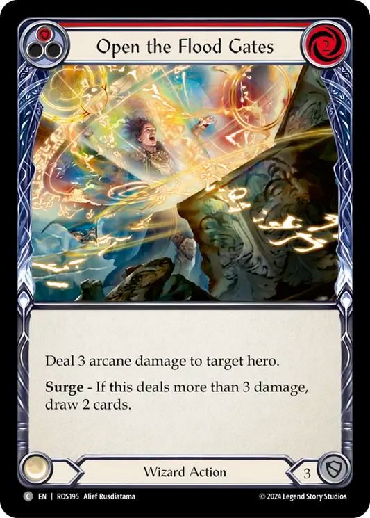Open the Flood Gates (Red) - Foil