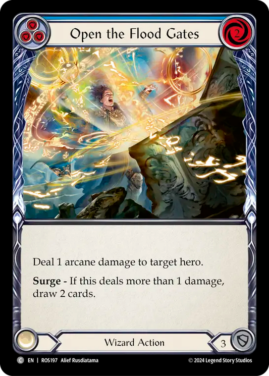 Open the Flood Gates (Blue) - Foil