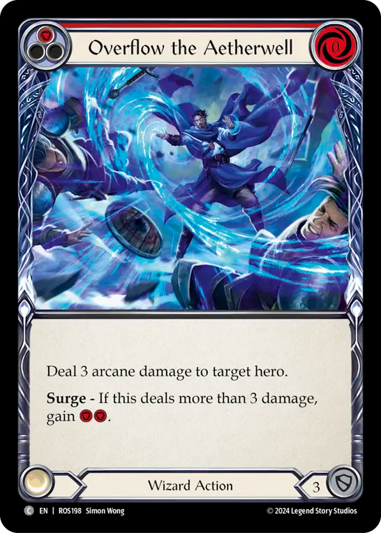 Overflow the Aetherwell (Red) - Foil
