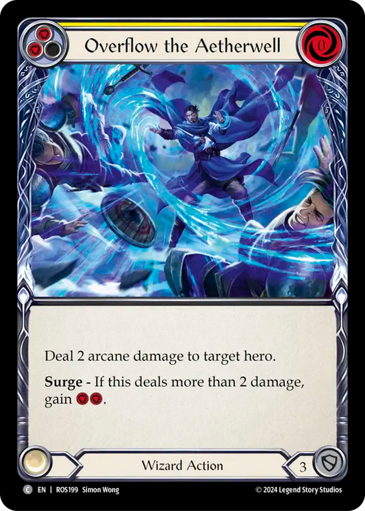 Overflow the Aetherwell (Yellow) - Foil
