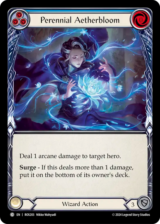 Perennial Aetherbloom (Blue) - Foil