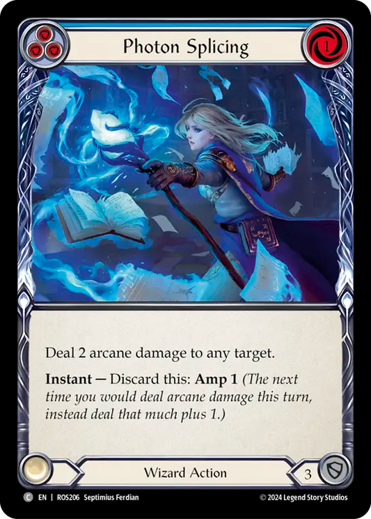 Photon Splicing (Blue) - Non-Foil