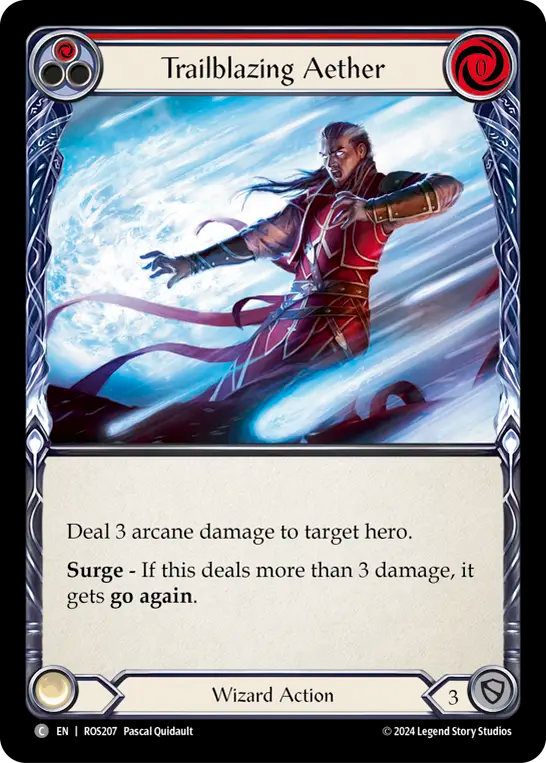 Trailblazing Aether (Red) - Foil