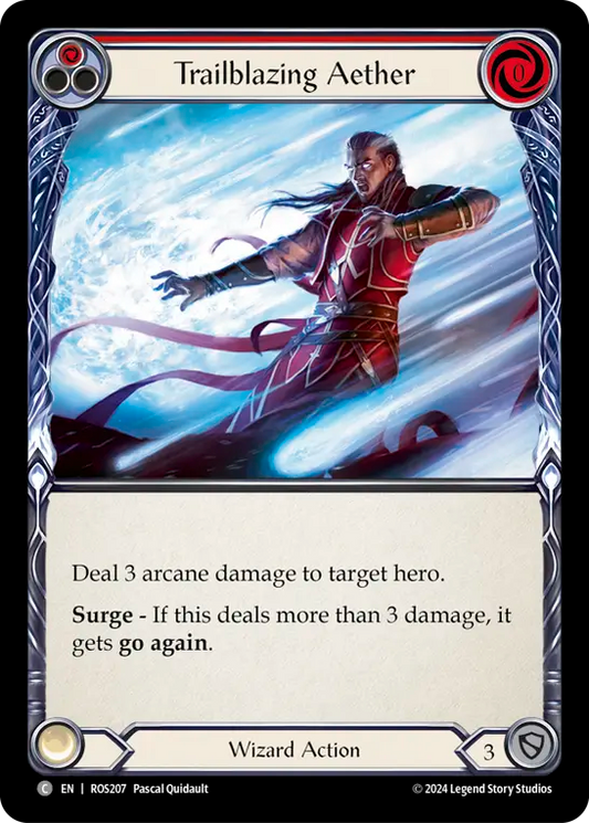 Trailblazing Aether (Red) - Foil