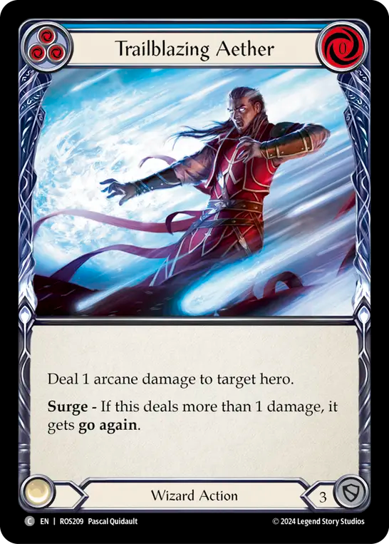 Trailblazing Aether (Blue) - Non-Foil