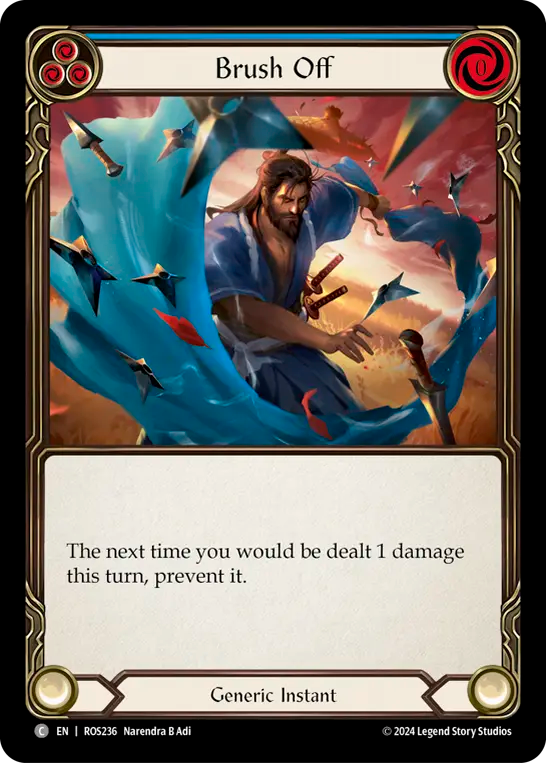 Brush Off (Blue) - Non-Foil