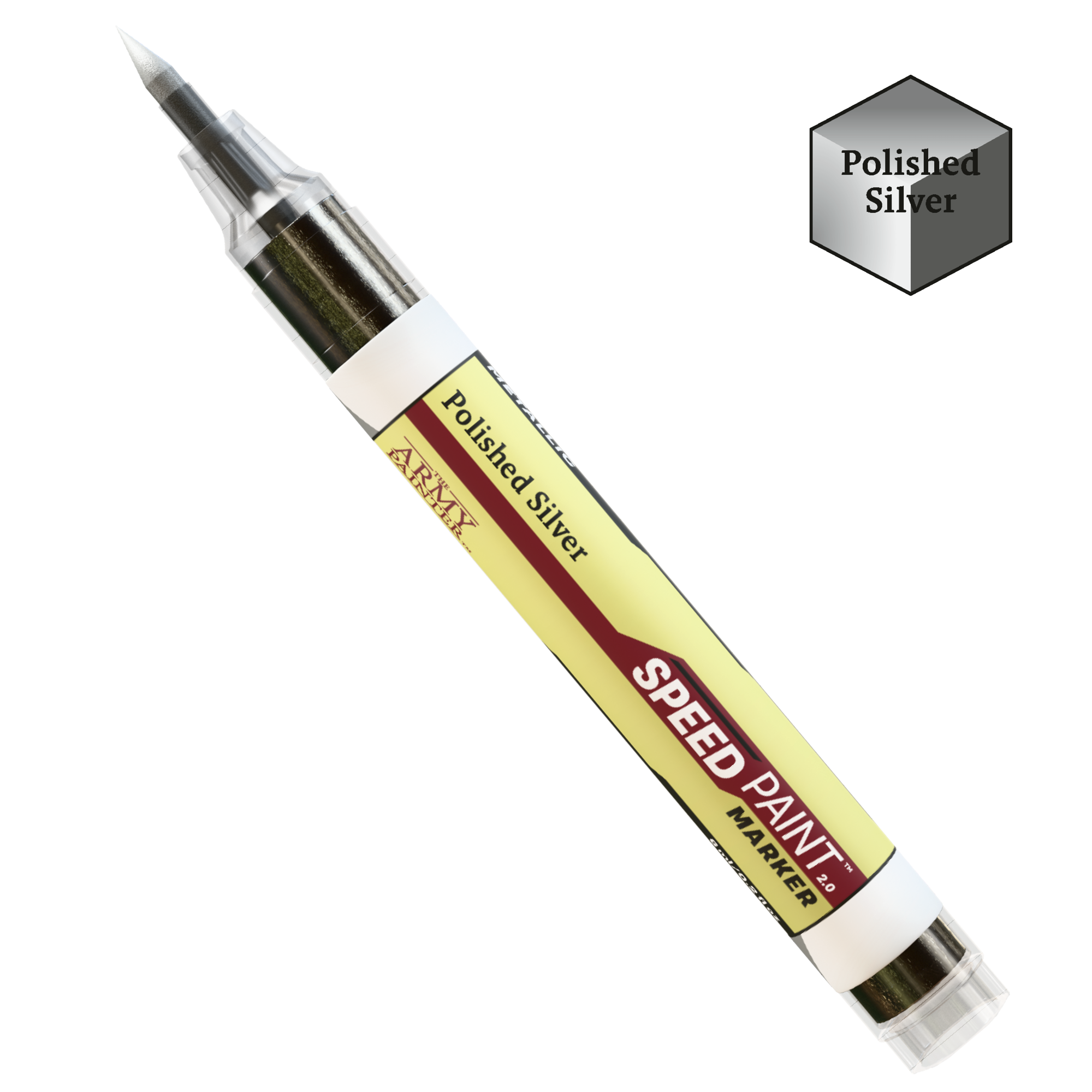 The Army Painter: Speedpaint Markers - Polished Silver