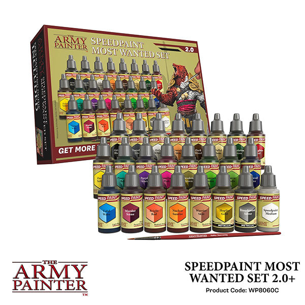 Warpaint: Speedpaint Most Wanted Set 2.0 (24 colors + 1 brush)