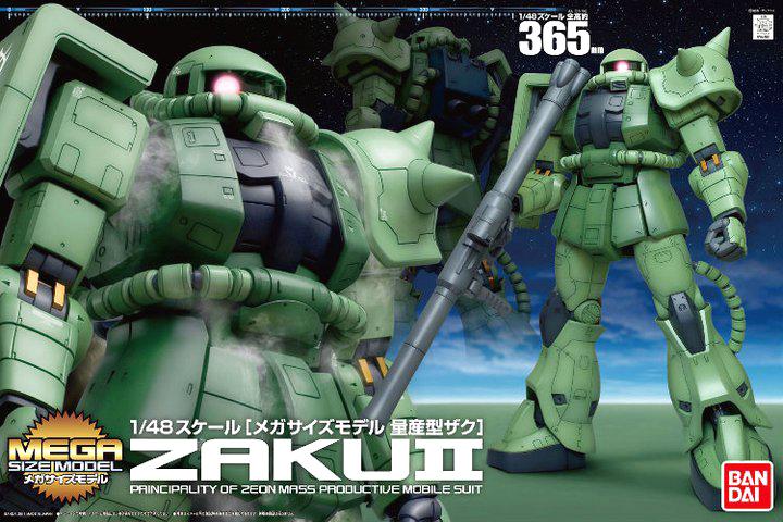 MS-06 Zaku II Mega Size 1/48 Model Kit
