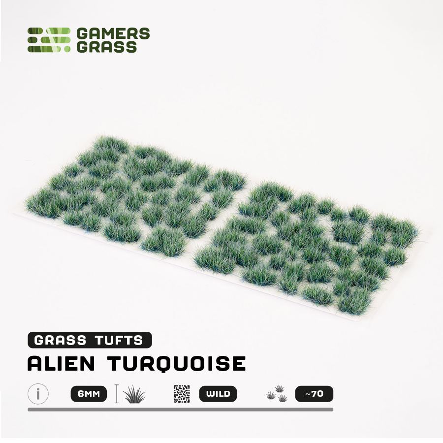 Gamers Grass: Alien Tufts - Turquoise