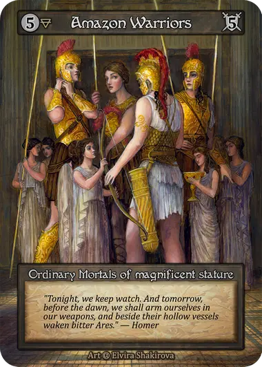 Beta - Amazon Warriors - Non-Foil