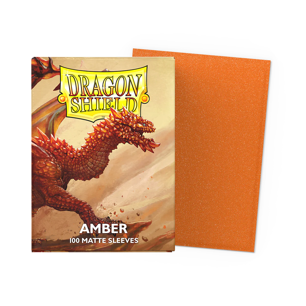 Dragon Shield Matte Amber