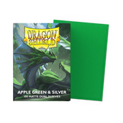 Dragon Shield Matte Dual Apple Green & Silver