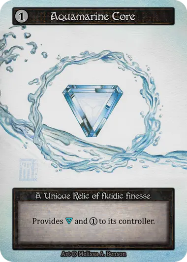 Alpha - Aquamarine Core - Foil