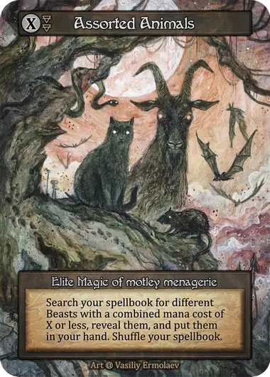 Beta - Assorted Animals - Foil