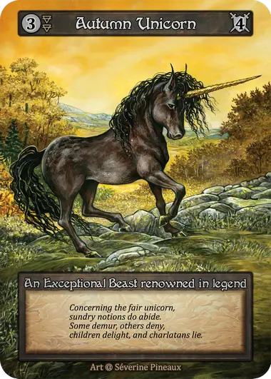 Autumn Unicorn - Beta / Foil