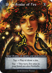 Alpha - Avatar Of Fire - Foil