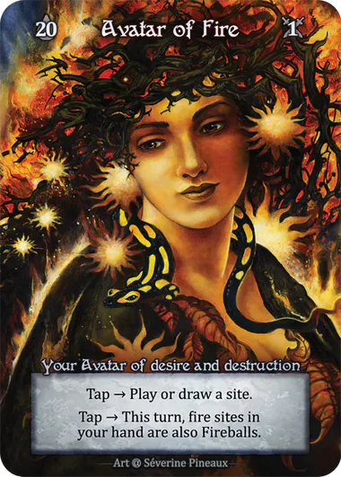 Alpha - Avatar Of Fire - Foil
