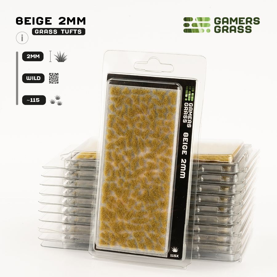 Gamers Grass: Grass Tufts 2-6mm - Beige 2mm