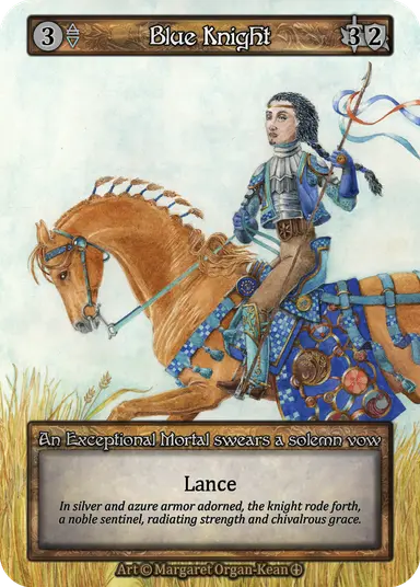 Arthurian Legends - Blue Knight - Foil